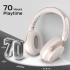 Monster Persona 3rd ANC Active Noise Cancelling Headphones, Over Ear Wireless Headphone Bluetooth with Mic, 70 Hours Playtime Bluetooth Headphones, Foldable Comfort Lightweight Headphone for Travel - White